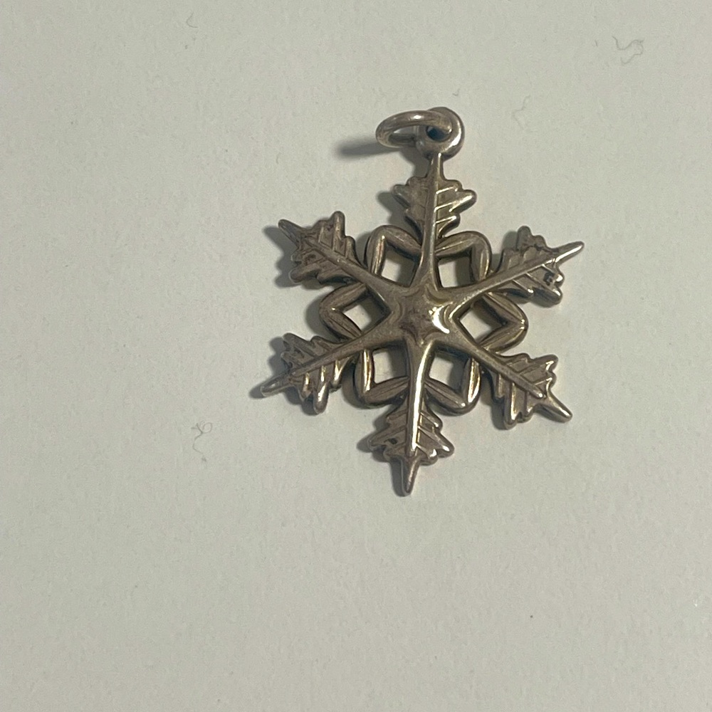 Tiffany & co Snowflake charm
